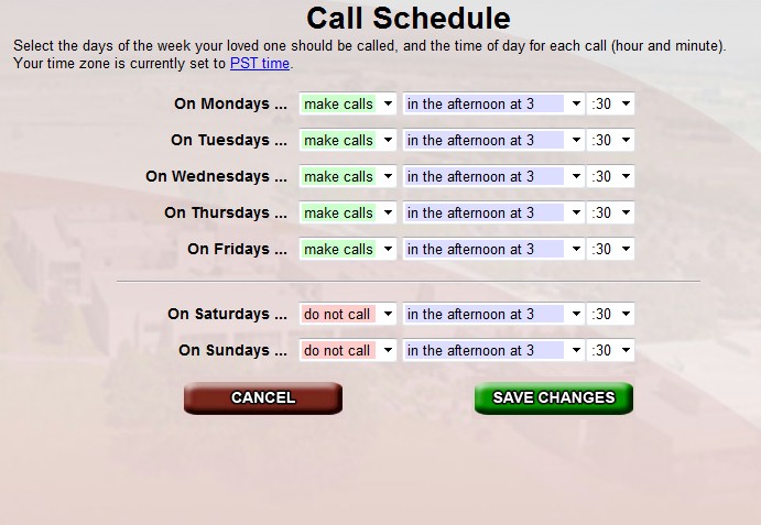 Registration Schedule